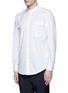 Front View - Click To Enlarge - PORTS 1961 - Military pocket cotton shirt
