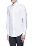 Front View - Click To Enlarge - PORTS 1961 - Pleated front cotton poplin shirt
