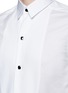 Detail View - Click To Enlarge - PORTS 1961 - Textured bib front cotton poplin shirt