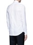 Back View - Click To Enlarge - PORTS 1961 - Textured bib front cotton poplin shirt