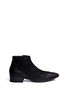 Main View - Click To Enlarge - MARSÈLL - 'Mick Jagger' pointed toe leather ankle boots