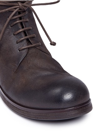 Detail View - Click To Enlarge - MARSÈLL - 'Zuccapro' nubuck leather combat boots