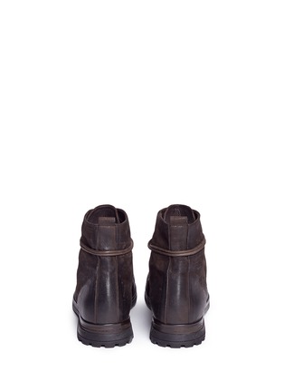 Back View - Click To Enlarge - MARSÈLL - 'Zuccapro' nubuck leather combat boots