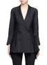 Main View - Click To Enlarge - C/MEO COLLECTIVE - 'We'll be Alright' double-breasted flared blazer