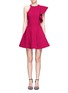 Main View - Click To Enlarge - C/MEO COLLECTIVE - 'Heart Commands' ruffle sleeve flared dress