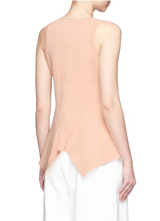 Back View - Click To Enlarge - C/MEO COLLECTIVE - 'There is a Way' flared hem rib knit top