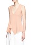 Front View - Click To Enlarge - C/MEO COLLECTIVE - 'There is a Way' flared hem rib knit top