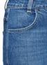Detail View - Click To Enlarge - CLOSED - 'Broken Heart' medium wash denim pants