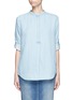 Main View - Click To Enlarge - CLOSED - Cotton-linen denim tunic