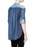 Back View - Click To Enlarge - CLOSED - Patchwork cotton denim shirt