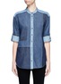 Main View - Click To Enlarge - CLOSED - Patchwork cotton denim shirt