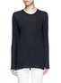 Main View - Click To Enlarge - ISABEL MARANT ÉTOILE - 'Karon' linen long sleeve T-shirt