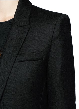 Detail View - Click To Enlarge - ISABEL MARANT ÉTOILE - 'Igor' textured wool blend blazer