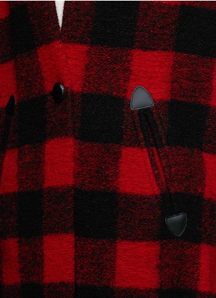 Detail View - Click To Enlarge - ISABEL MARANT ÉTOILE - 'Gabrie' check plaid bouclé coat