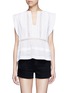 Main View - Click To Enlarge - ISABEL MARANT ÉTOILE - 'Rodge' lace insert butterfly sleeve top