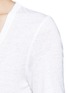 Detail View - Click To Enlarge - ISABEL MARANT ÉTOILE - 'Kranger' V-neck linen T-shirt