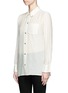 Front View - Click To Enlarge - ISABEL MARANT ÉTOILE - 'Lindsey' sheer cotton silk shirt