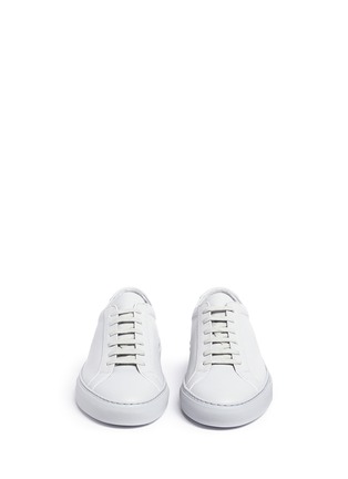 Front View - Click To Enlarge - COMMON PROJECTS - 'Original Achilles' leather sneakers