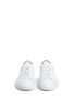Front View - Click To Enlarge - COMMON PROJECTS - 'Achilles Retro' contrast heel leather sneakers