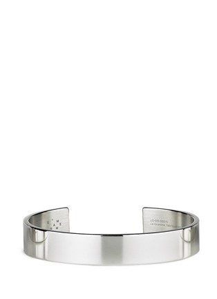 Main View - Click To Enlarge - LE GRAMME - 'Le 33 Grammes' polished sterling silver cuff