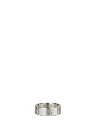 Main View - Click To Enlarge - LE GRAMME - 'Le 9 Grammes' polished sterling silver ring