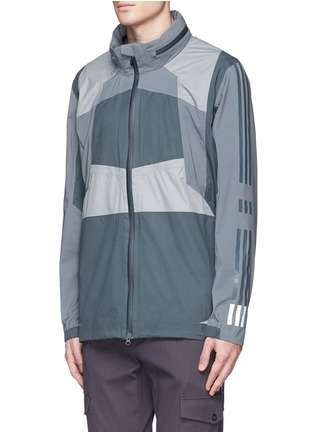 Front View - Click To Enlarge - ADIDAS BY WHITE MOUNTAINEERING - Patchwork shell jacket