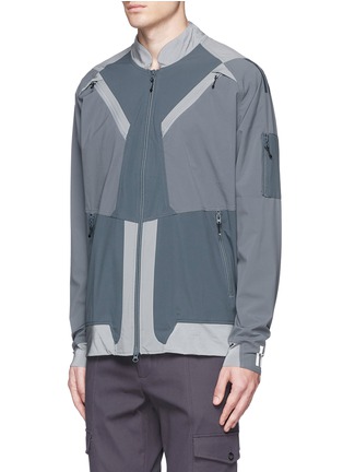 Front View - Click To Enlarge - ADIDAS BY WHITE MOUNTAINEERING - Patchwork track jacket