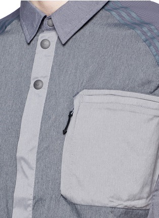Detail View - Click To Enlarge - ADIDAS BY WHITE MOUNTAINEERING - Patchwork shirt