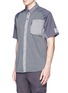 Front View - Click To Enlarge - ADIDAS BY WHITE MOUNTAINEERING - Patchwork shirt