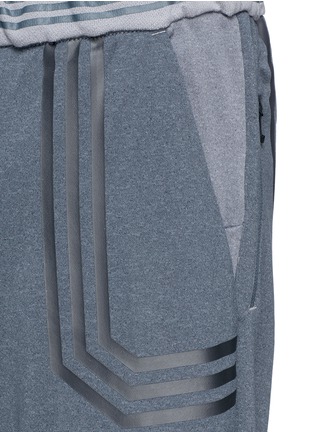 Detail View - Click To Enlarge - ADIDAS BY WHITE MOUNTAINEERING - Patchwork sweat shorts