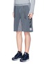 Front View - Click To Enlarge - ADIDAS BY WHITE MOUNTAINEERING - Patchwork sweat shorts