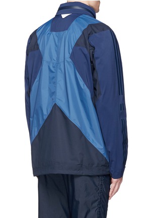 Back View - Click To Enlarge - ADIDAS BY WHITE MOUNTAINEERING - Patchwork shell jacket