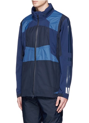 Front View - Click To Enlarge - ADIDAS BY WHITE MOUNTAINEERING - Patchwork shell jacket
