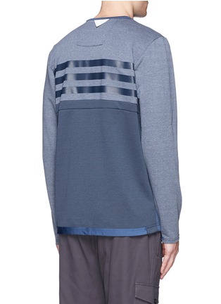Back View - Click To Enlarge - ADIDAS BY WHITE MOUNTAINEERING - Patchwork Henley shirt