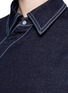 Detail View - Click To Enlarge - STELLA MCCARTNEY - 'Irene' asymmetric wrap front denim shirt