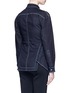 Back View - Click To Enlarge - STELLA MCCARTNEY - 'Irene' asymmetric wrap front denim shirt