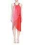 Main View - Click To Enlarge - STELLA MCCARTNEY - 'Primrose' colourblock plissé pleat layer dress
