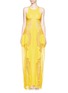 Main View - Click To Enlarge - STELLA MCCARTNEY - 'Valerie' racerback embrodered mesh lace gown