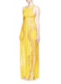 Figure View - Click To Enlarge - STELLA MCCARTNEY - 'Valerie' racerback embrodered mesh lace gown