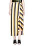 Main View - Click To Enlarge - STELLA MCCARTNEY - 'Darmouth' contrast stripe asymmetric cropped pants