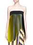 Main View - Click To Enlarge - STELLA MCCARTNEY - 'Jeanne' plissé pleat satin strapless top