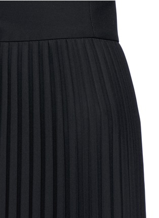 Detail View - Click To Enlarge - ALICE & OLIVIA - 'Diora' pleat wide leg crepe pants
