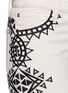 Detail View - Click To Enlarge - ALICE & OLIVIA - 'Ryley' tribal embroidery flare jeans