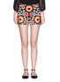 Main View - Click To Enlarge - ALICE & OLIVIA - 'Sherri' floral embroidery shorts