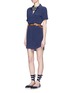 Figure View - Click To Enlarge - EQUIPMENT - 'Slim Signature' short sleeve shirt dress