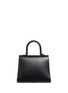 Back View - Click To Enlarge - DELVAUX - 'Brilliant MM Illusion' contrast box calf leather bag