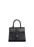 Main View - Click To Enlarge - DELVAUX - 'Brilliant MM' alligator leather bag