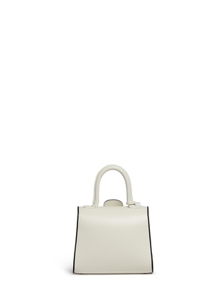 Back View - Click To Enlarge - DELVAUX - 'Brilliant Mini Illusion' piped leather bag