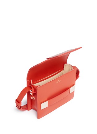 Detail View - Click To Enlarge - DELVAUX - 'Madame Mini Polo' galuchat panel leather shoulder bag