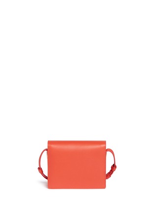 Back View - Click To Enlarge - DELVAUX - 'Madame Mini Polo' galuchat panel leather shoulder bag